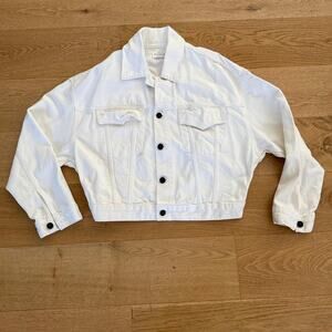 Slverlake - Detroit Trucket Jacket in White Denim